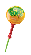 Explosive Orange Plop Lollipops